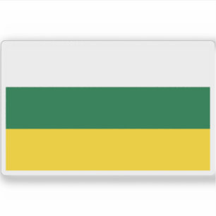 Vlag van Barranquitas, Puerto Rico Sticker