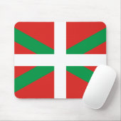 Vlag van Baskenland Mousepad Muismat (Met muis)