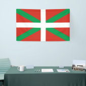 Vlag van Baskenland Spandoek (Beurs)