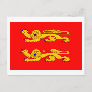 vlag van Basse-Normandie Briefkaart