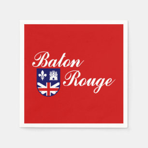 Vlag van Baton Rouge, Louisiana Napkins Servet