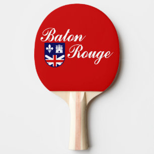 Vlag van Baton Rouge, Louisiana Ping Pong Paddle Tafeltennisbatje