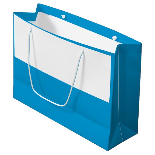 Vlag van Bavaria Large Gift Bag Groot Cadeauzakje (Voorkant Gekanteld)