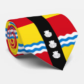 Vlag van Bedfordshire (County of England, Verenigd Stropdas (Opgerold)