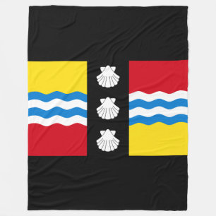 Vlag van Bedfordshire Fleece Blanket Deken