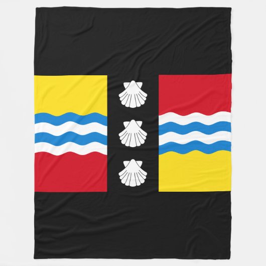 Vlag van Bedfordshire Fleece Blanket Deken (Voorkant)