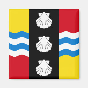 Vlag van Bedfordshire-magneet Magneet
