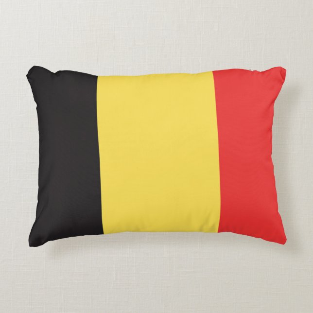Vlag van België Accent Kussen (Voorkant)