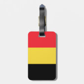 Vlag van België Bagagelabel (Achterkant verticaal)