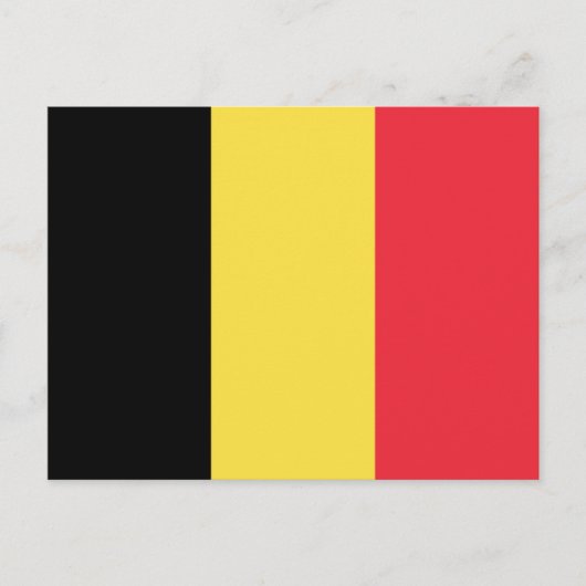 Vlag van België Briefkaart (Voorkant)
