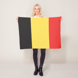 Vlag van België Fleece Deken