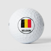 Vlag van België Golfballen (Voorkant)