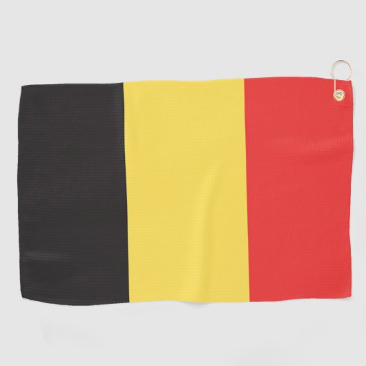 Vlag van België Golfhanddoek (Horizontaal)