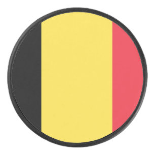 Vlag van België Hockey Puck