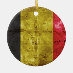 Vlag van België Keramisch Ornament