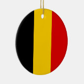 Vlag van België Keramisch Ornament (Rechts)