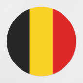 Vlag van België Labels (Design 1)