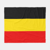 Vlag van België medium Fleece Deken (Voorkant (Horizontaal))
