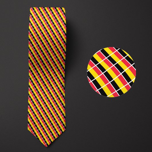 Vlag van België Patroon Stropdas
