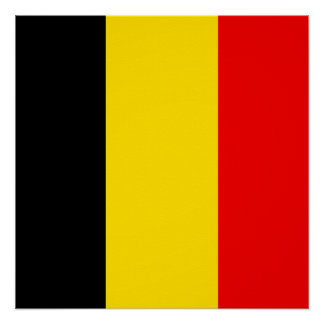 Vlag van België Perfect Poster