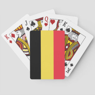 Vlag van België Pokerkaarten