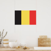 Vlag van België Poster (Keuken)