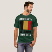 Vlag van België T-shirt (Voorkant volledig)