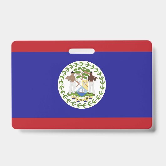 Vlag van Belize Badge (Voorzijde)