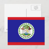 Vlag van Belize Briefkaart (Voorkant / Achterkant)