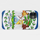 Vlag van Belize Case-Mate iPhone Case (Achterkant (horizontaal))