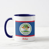 Vlag van Belize Mok (Links)
