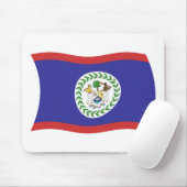 Vlag van Belize Muismat (Met muis)