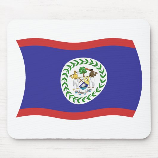 Vlag van Belize Muismat (Voorkant)