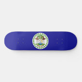 Vlag van Belize Skateboard (Horizontaal)