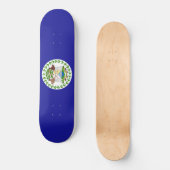 Vlag van Belize Skateboard (Voorkant)