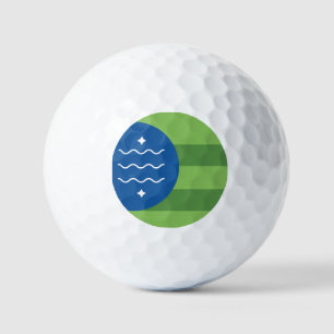 Vlag van Bellingham, Washington Golfballen