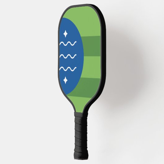 Vlag van Bellingham, Washington Pickleball Paddle (Links)