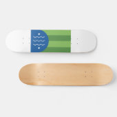 Vlag van Bellingham, Washington Skateboard (Horizontaal)