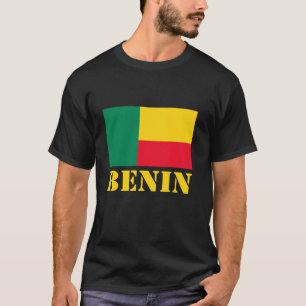 Vlag van Benin Beninese wortels Beninese vlag Beni T-shirt