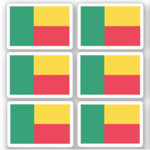 Vlag van Benin - een verzameling Stickers