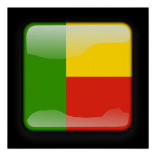 Vlag van Benin Perfect Poster