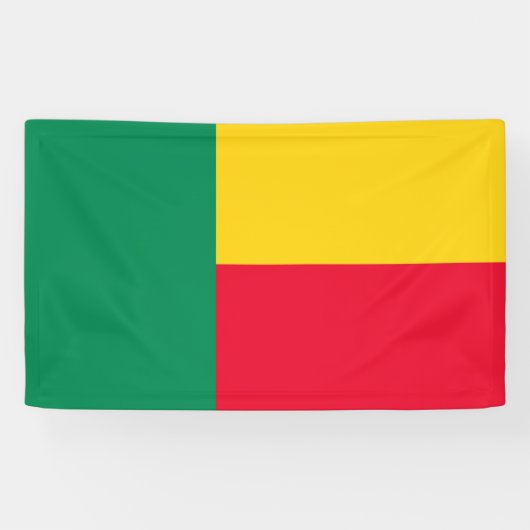 Vlag van Benin Spandoek (Horizontaal)