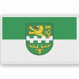 Vlag van Bergisch Gladbach, Duitsland Sticker