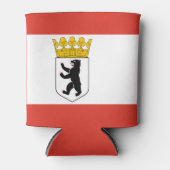 Vlag van Berlijn Blikjeskoeler (Voorkant)