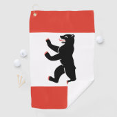 Vlag van Berlijn Golfhanddoek (Insitu)
