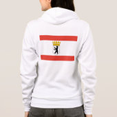 Vlag van Berlijn Hoodie (Achterkant)