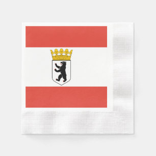 Vlag van Berlijn Napkins Servet