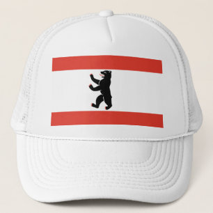 Vlag van Berlin Trucker Hat Pet