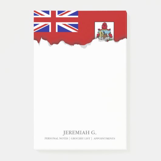 Vlag van Bermuda Post-it® Notes (Voorkant)