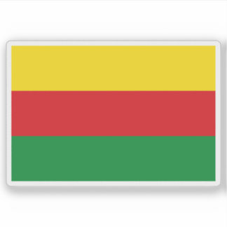 Vlag van Bilzen, België Sticker